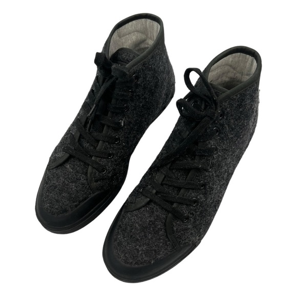 RAG & BONE High Top Wool Sneakers Gray 42/11.5 - Picture 5 of 10